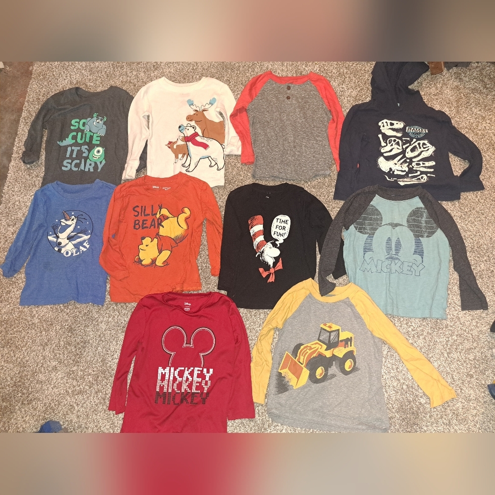 Jumping Bean 2T Long Sleeve Shirt Lot